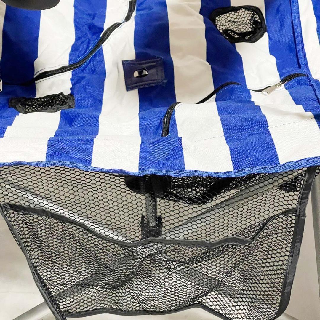 希少 SPORTS AUTHORITY 2人がけチェア 専用車輪付きケース