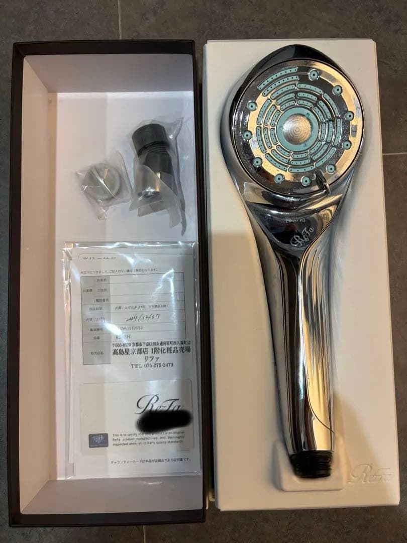 リファ　ファインバブルu シャワーヘッド