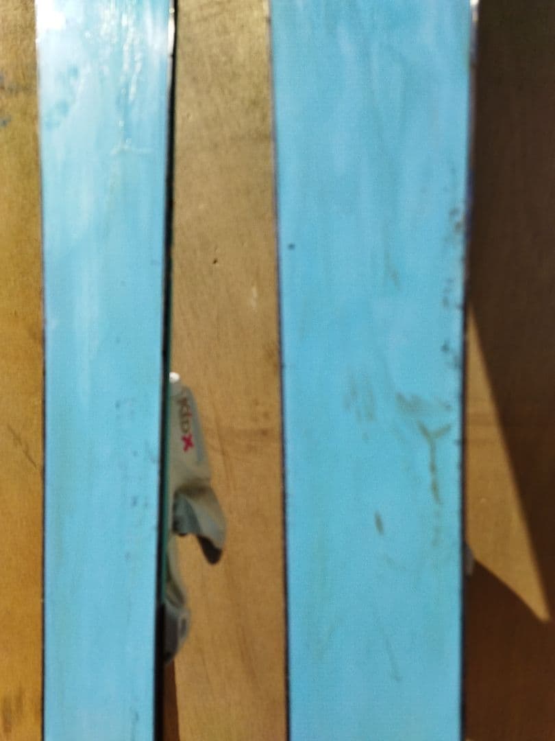 P.PRITY スキー板　130　白　青　子ども用　ジュニア用