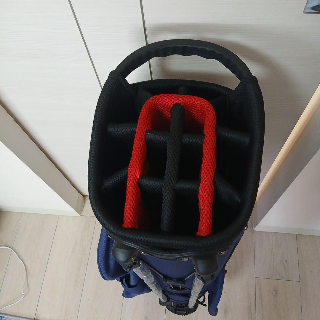 週末バーゲン LOVACEキャディバック　新品（軽量、14分割）