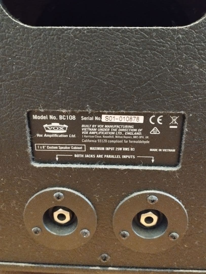 VOX BC108 ギターキャビネット