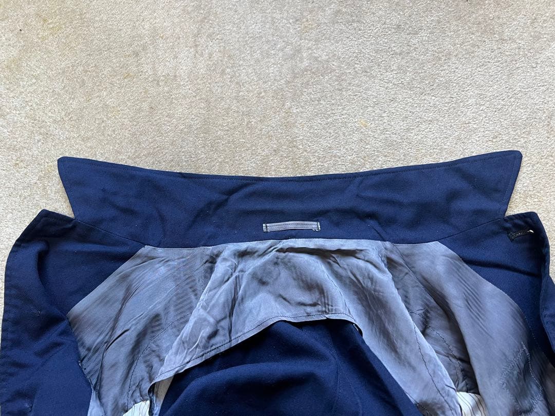 ワークジャケット 昭和レトロ 当時物 鉄道グッズ 制服 作業着 フランス