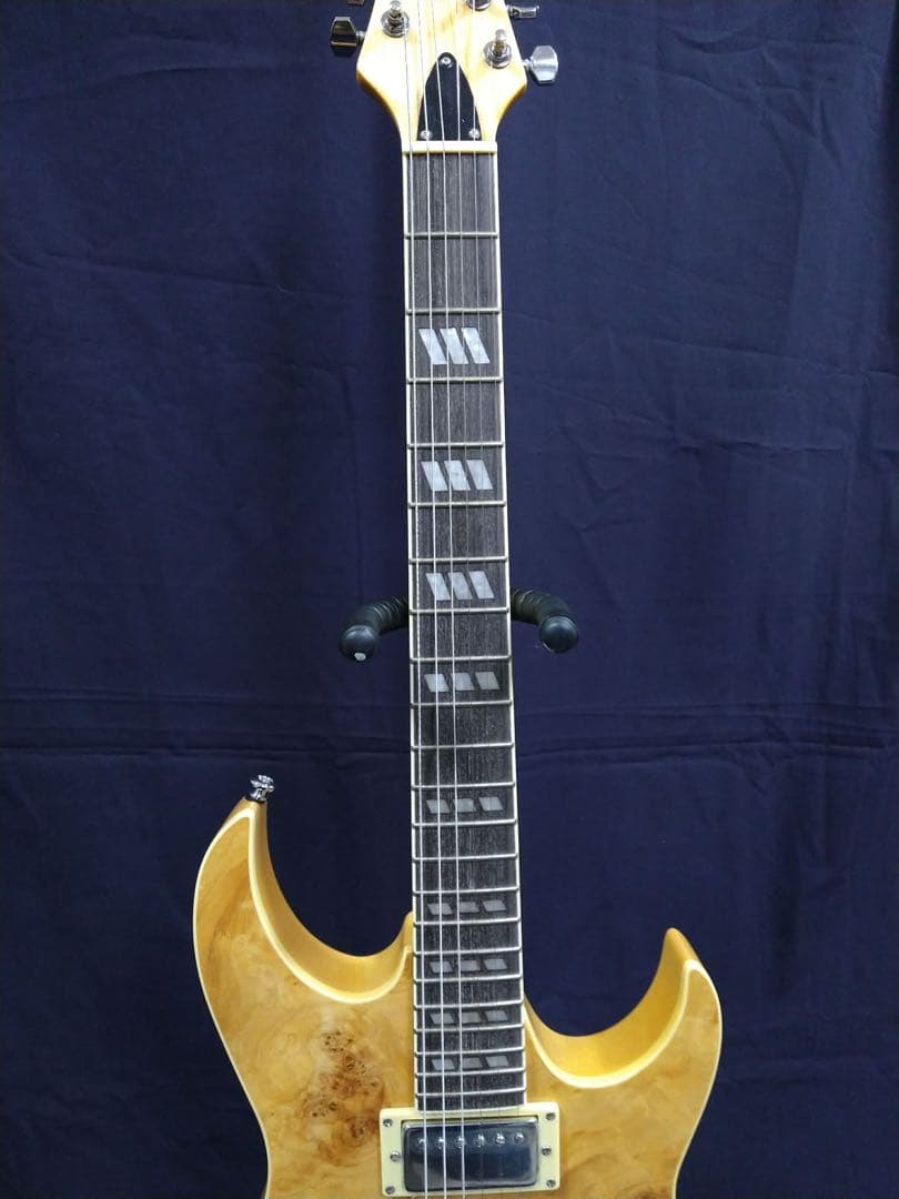 新品 カスタムメイド エレキギター バードアイメープルトップ＆バスウッドボディ