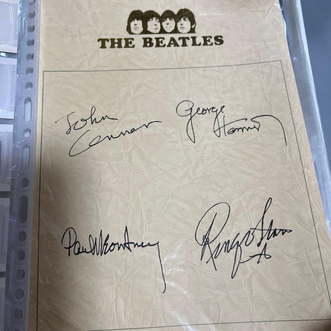 ビートルズ クリアファイル & スライド写真