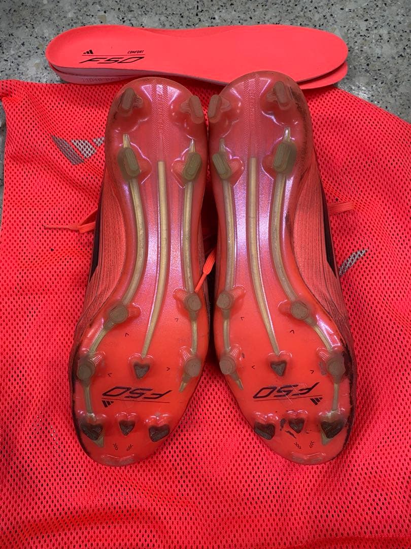 adidas F50 赤 FG サッカースパイク