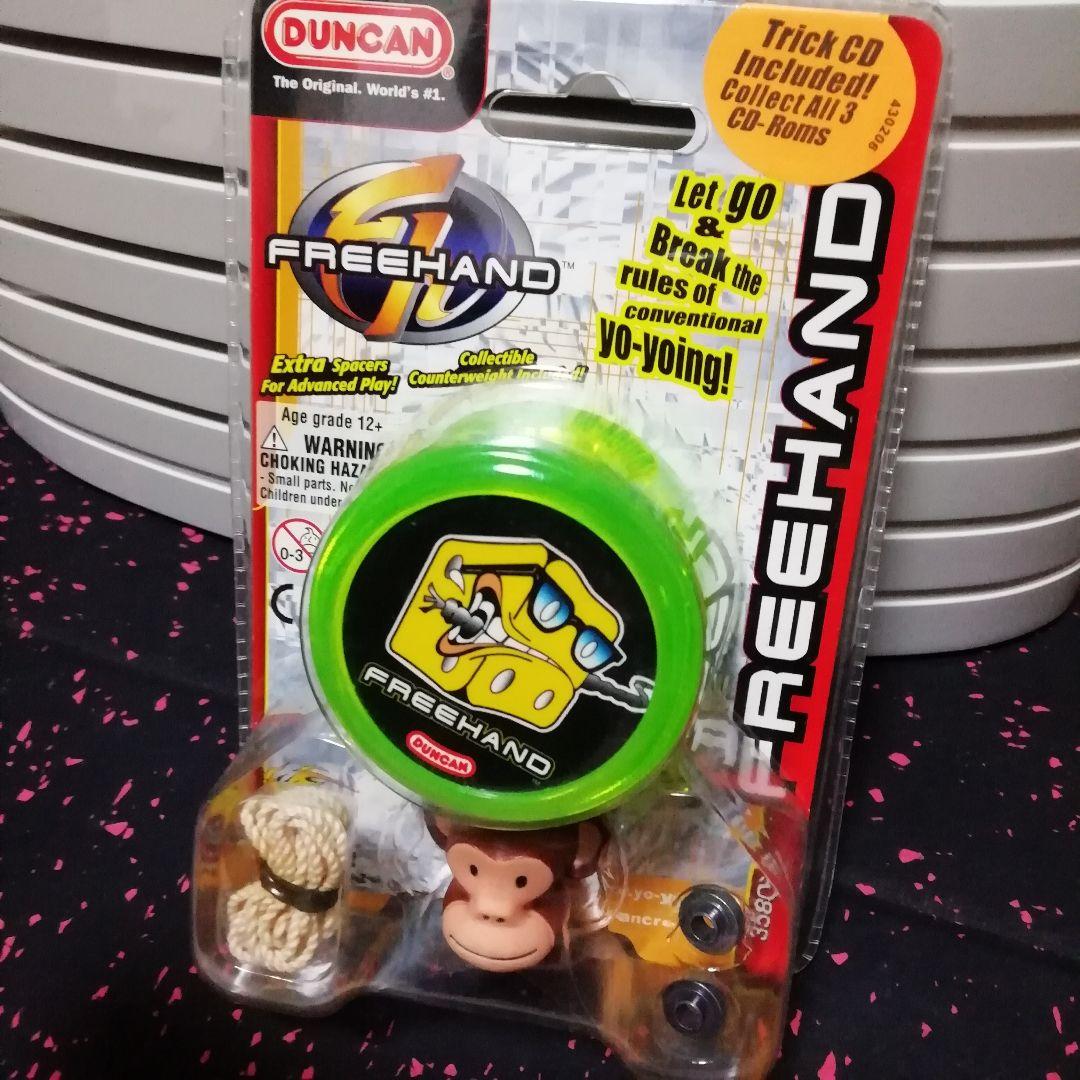 ダンカン　フリーハンド　ヨーヨー　新品 イエロー yoyo dancan