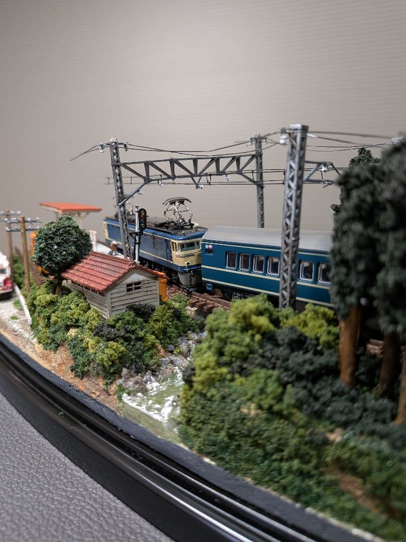 No.58鉄道Nゲージジオラマ車両、バス付き