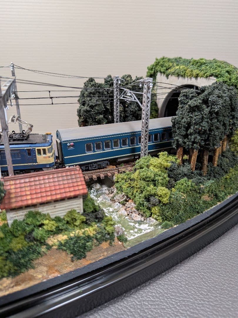 No.58鉄道Nゲージジオラマ車両、バス付き