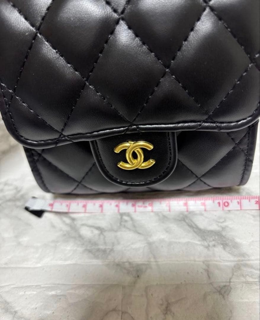 CHANEL MAKEUP ショルダーバッグ ポーチ チェーン キルティング