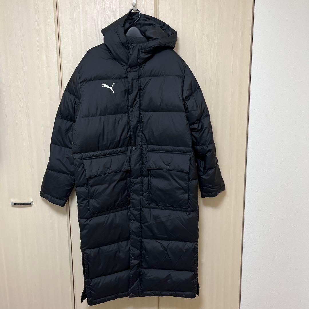 PUMA ダウンベンチコート XL ブラック