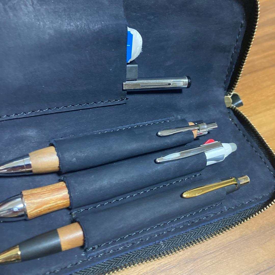 野原工芸　バハギア激似　レアな布　工房ボールペン