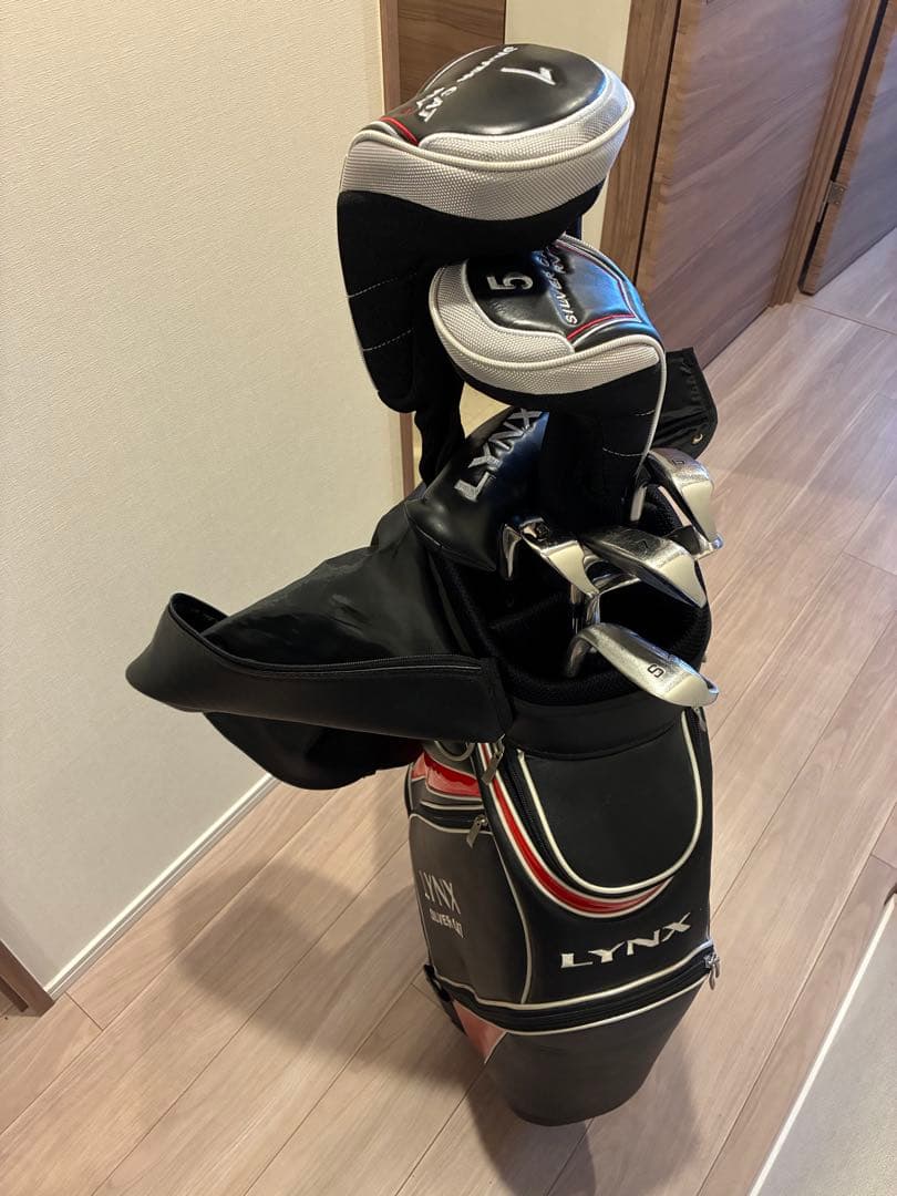 LYNX SILVER CAT ゴルフバッグ　ゴルフクラブセット