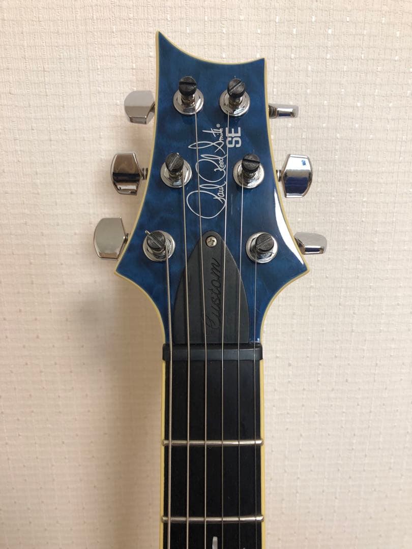 ギター PRS SE Castom24 QM LTD Blue matteo