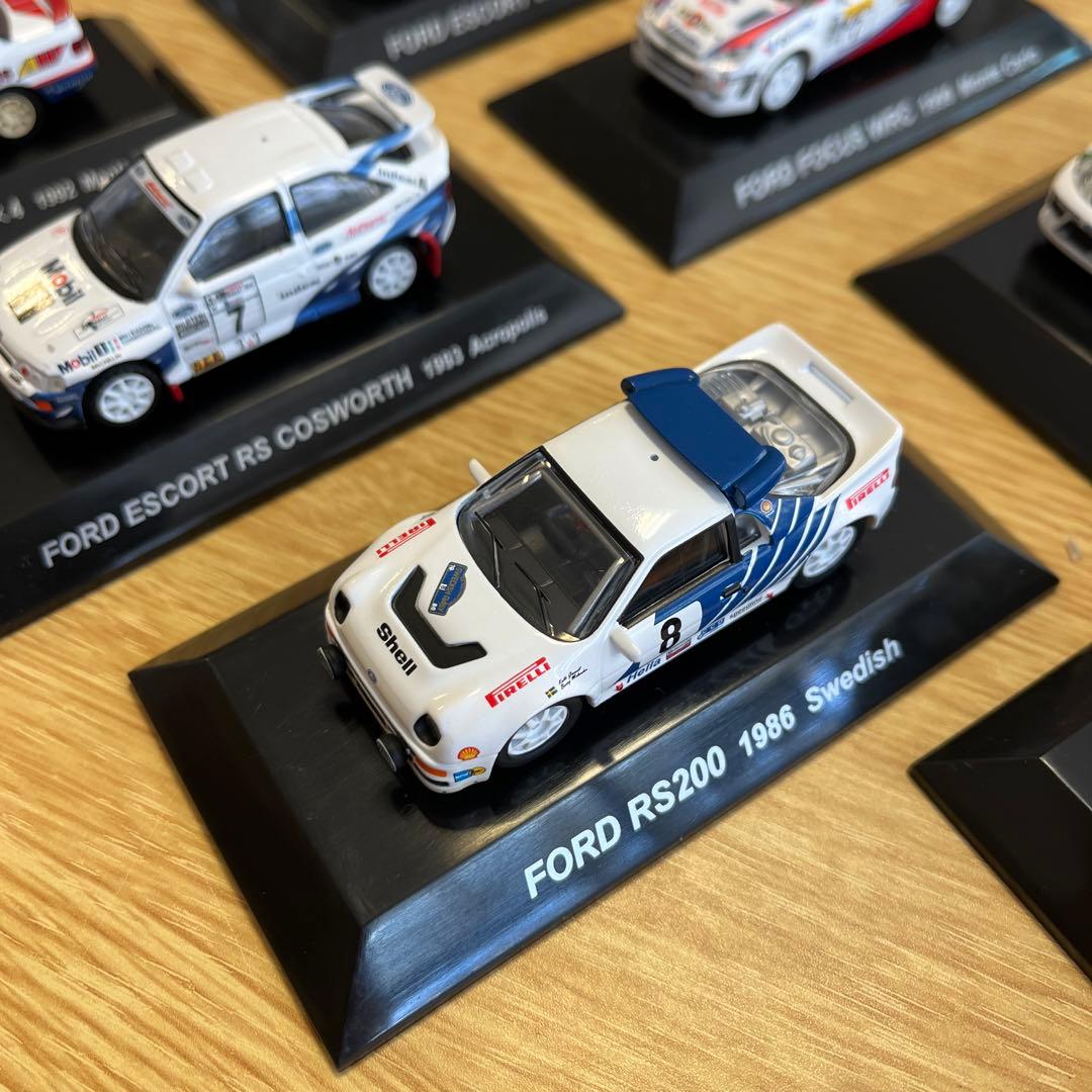 フォードRALLY CAR COLLECTION コンプリート7台セット限定１
