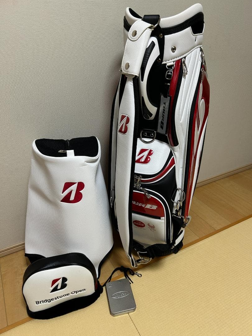 Naoki超美品 ブリヂストン キャディバッグ ツアーレプリカ 東京五輪