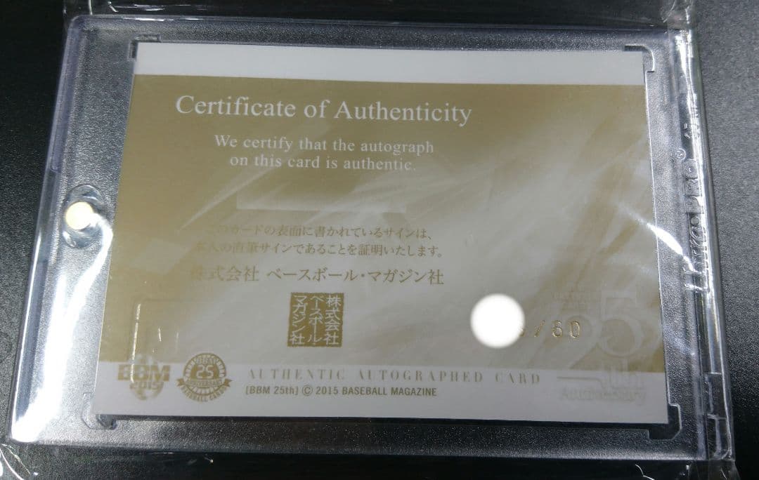 激レア ヤクルト 石井一久 直筆カード サイン BBM