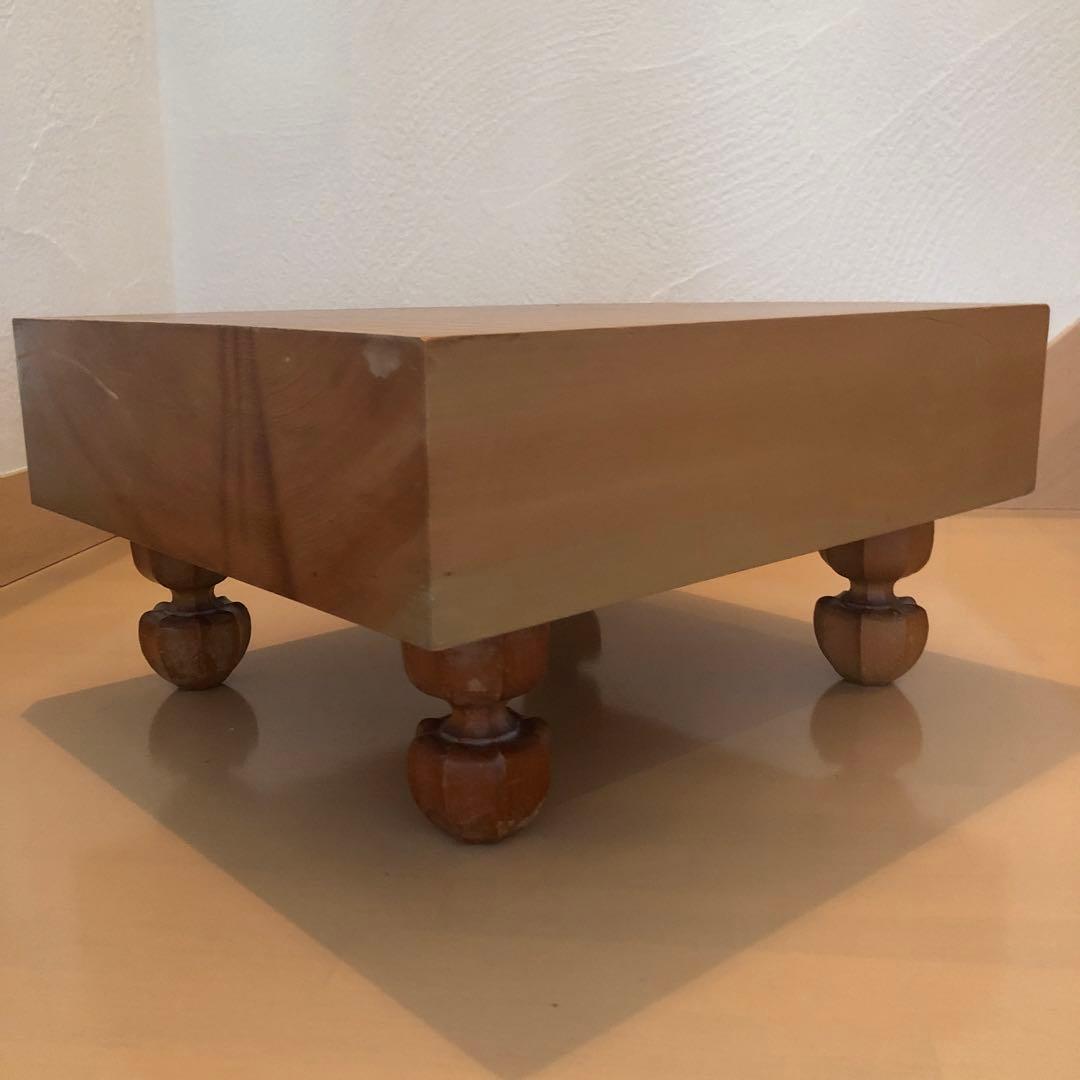 足付碁盤 碁石セット　おへそ付いてます