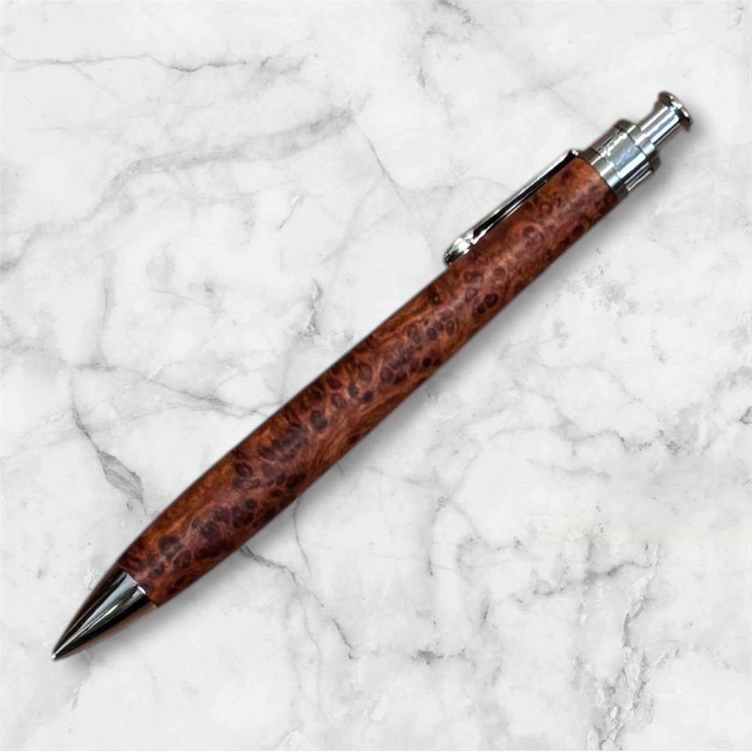 新品未使用　工房楔　花梨　（こぶ杢）　シャープペンシル