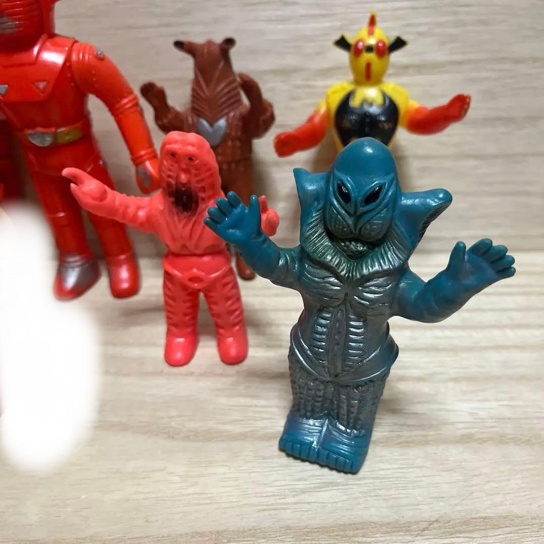 希少ブルマァクミニソフビ 当時物無版権 メフィラス星人、