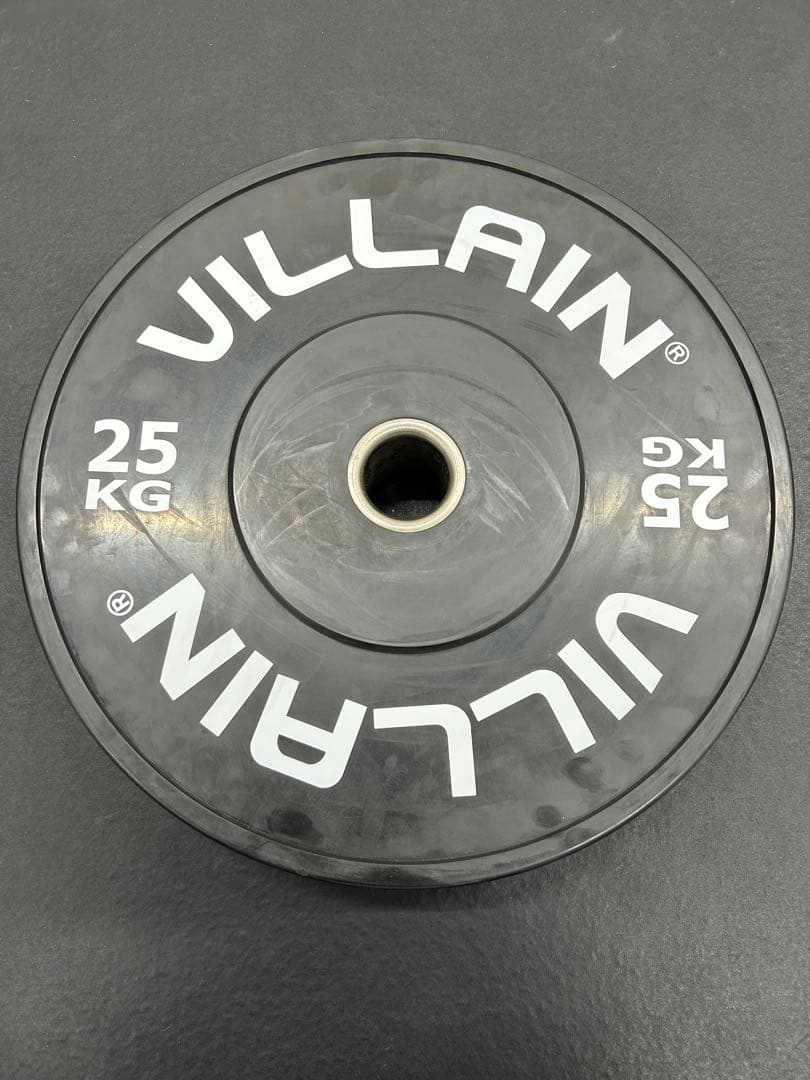 引き取り限定VILLAIN 25キロ バンパープレート 2枚