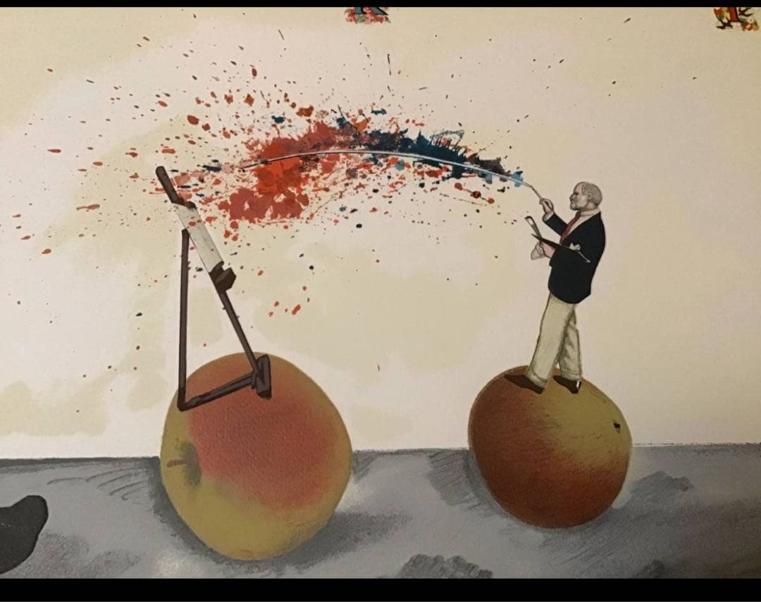 リトグラフPaul Davis ポール・デイヴィスBig Apple(1985)