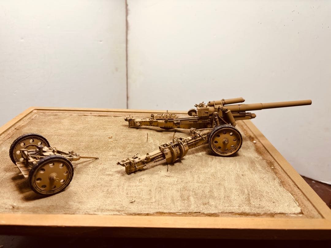 1/35ドイツアフリカ軍団150mm榴弾砲　8トンハーフトラック