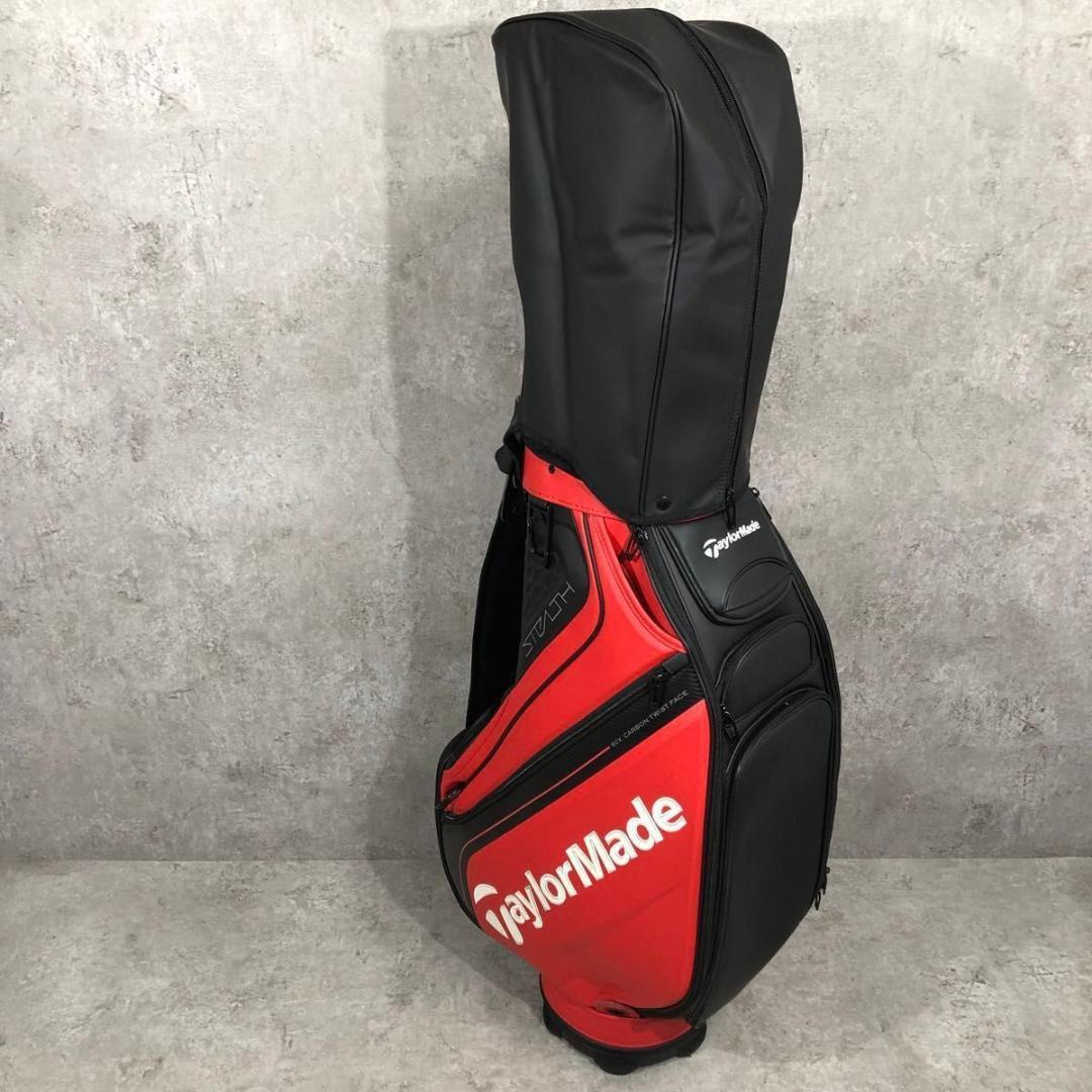 美品 TaylorMade テイラーメイド ステルス キャディバッグ レッド