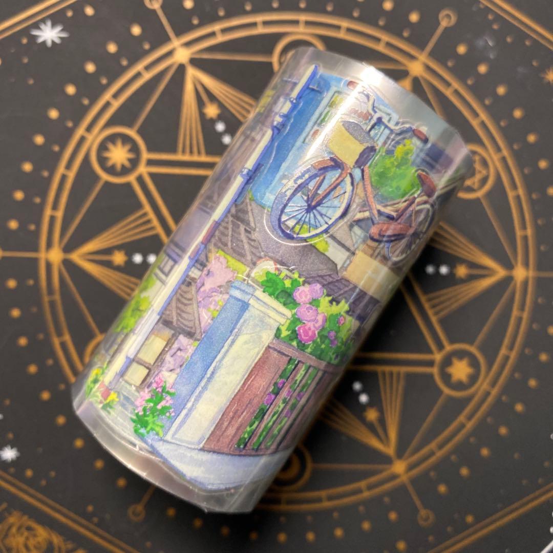 【9130】海外　マスキングテープ　5m巻　PETカッティング　戸建て　街景色