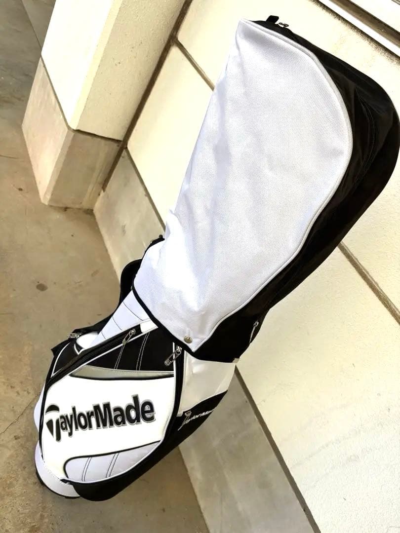 TaylorMade キャディバッグ ホワイト ブラック テーラーメイド