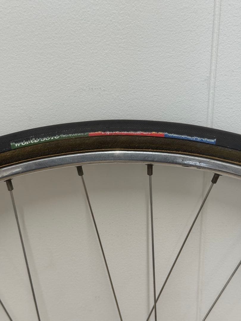 競輪 完組ホイール後輪 SUZUE PROMAXハブ・アラヤGOLDリム