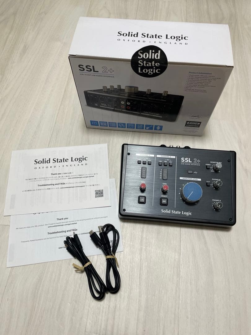 Solid State Logic SSL 2+ オーディオインターフェイス