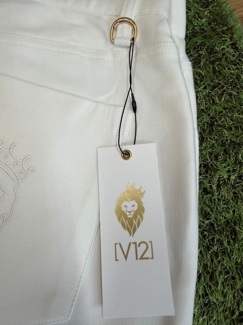 新品正規品【V12/XL】STYLE PANTSテーパードパンツストレッチゴルフ