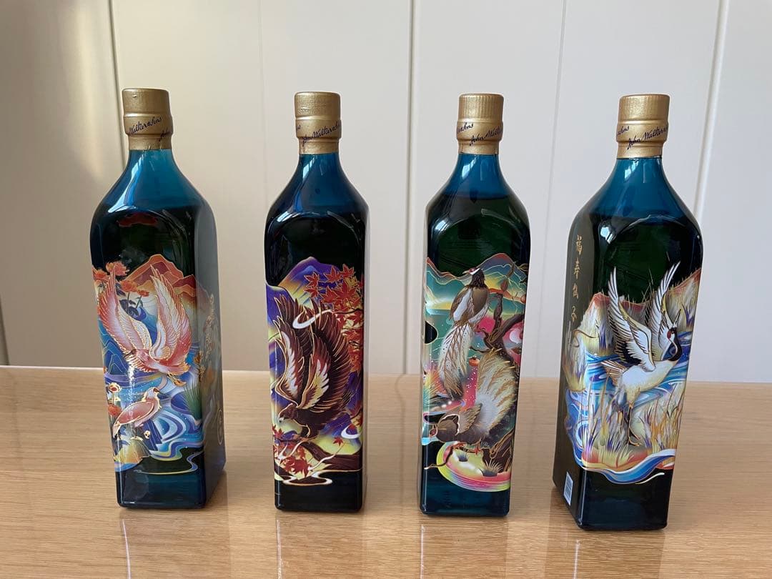 【中国限定版】ジョニーウォーカー Blue Label 200mlx4本セット