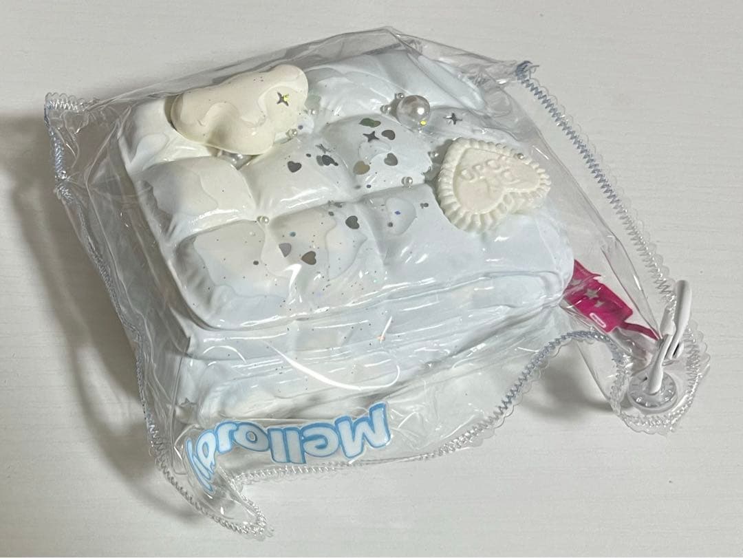 【値下げ中】終売品 mellojoy メロジョイ ふとん みずいろ くももよう