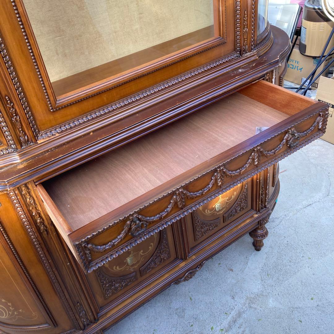 ♡*様 引き取り限定 イタリア製 ロココ 大型 ガラスキャビネット サルタレッリ