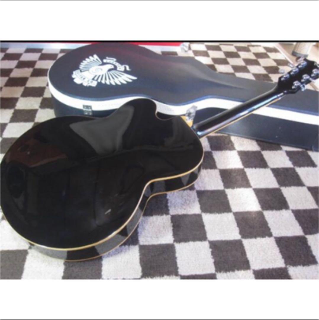 SPARROW GUITARS フルアコ　ファイヤーパターン　ビグスビー　銀色