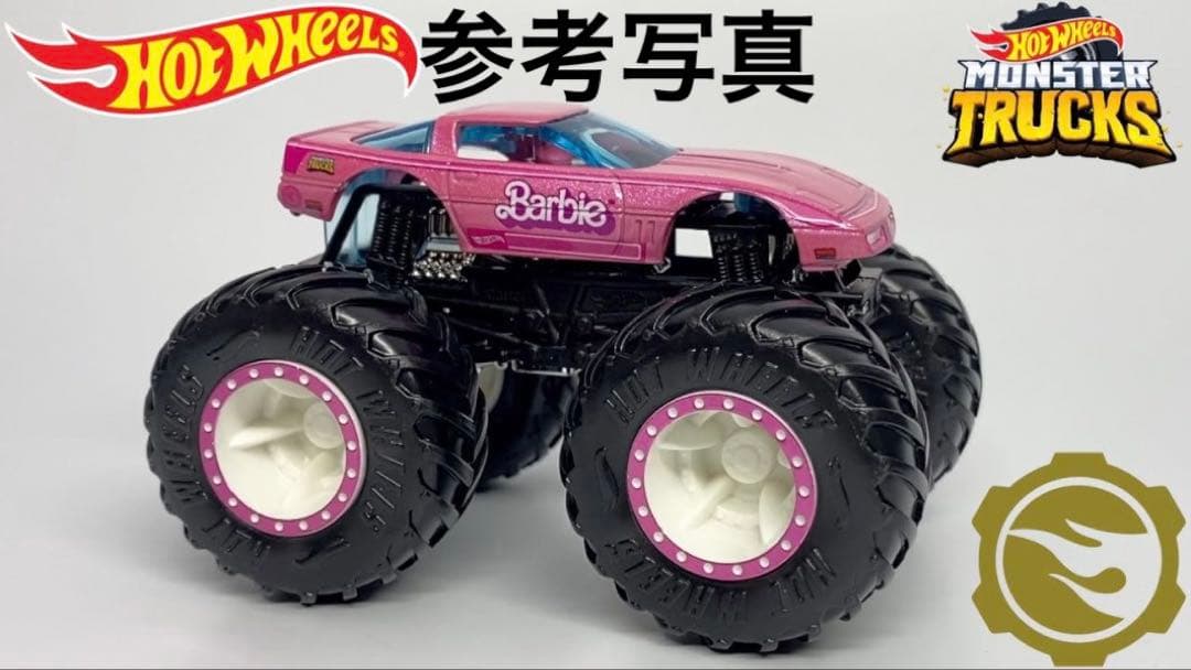 s*i様 Hotwheels Barbie Monster 'Vette 桃