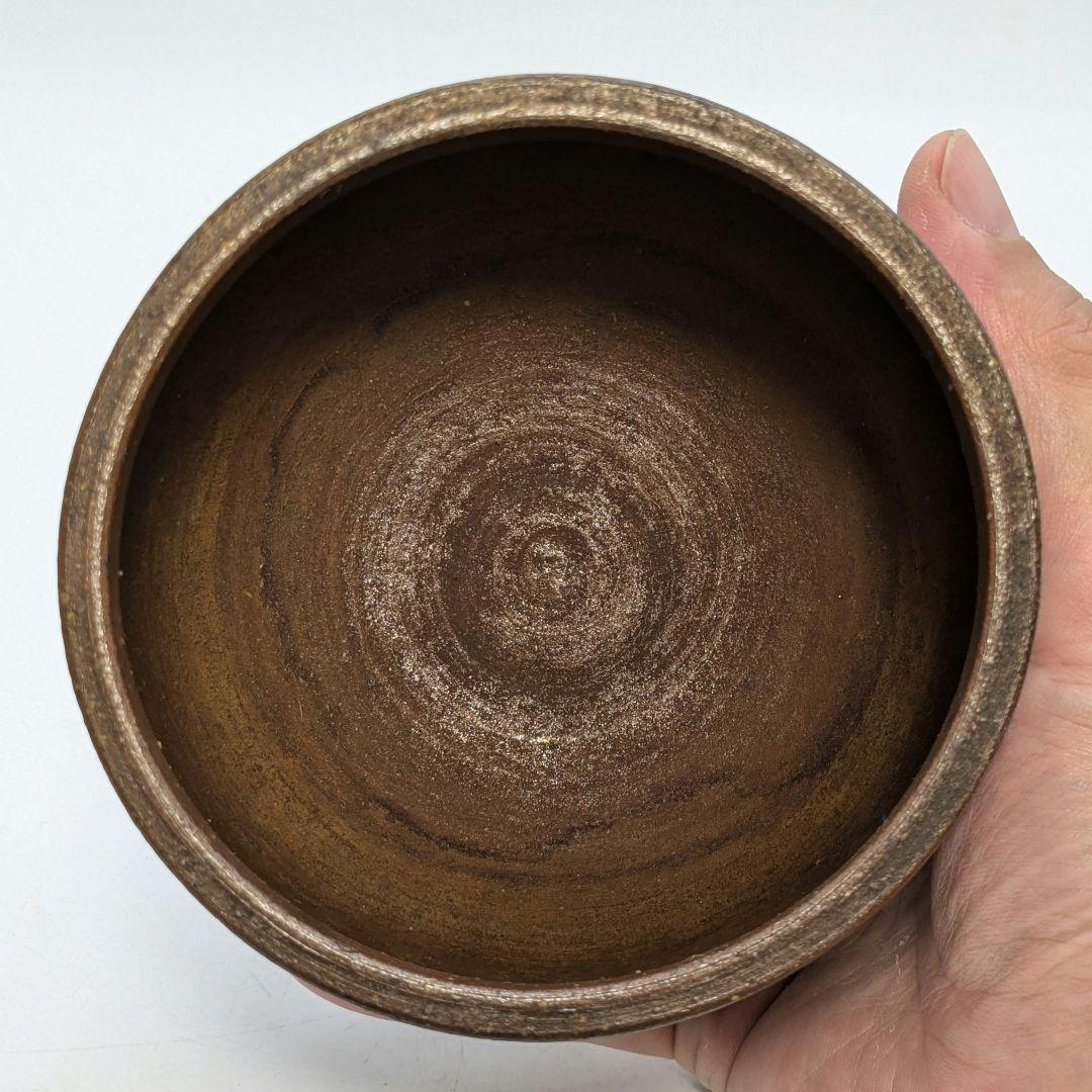 初代藤田龍峰 備前焼 建水 合箱 抹茶道具 茶器 食器 容器 茶こぼし 在銘