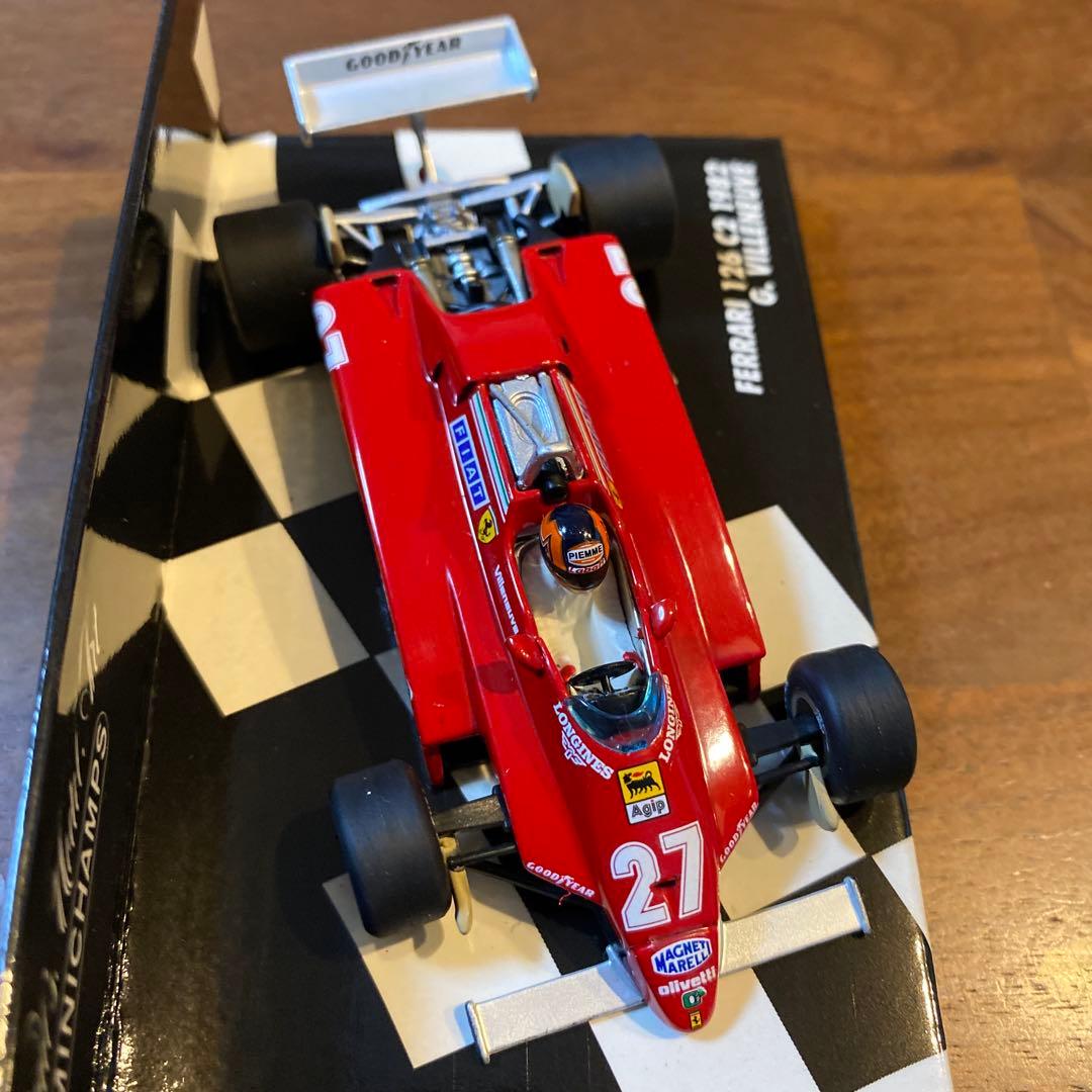 ジル・ビルヌーブ フェラーリ 126C2 ミニチャンプス 1/43スケール F1