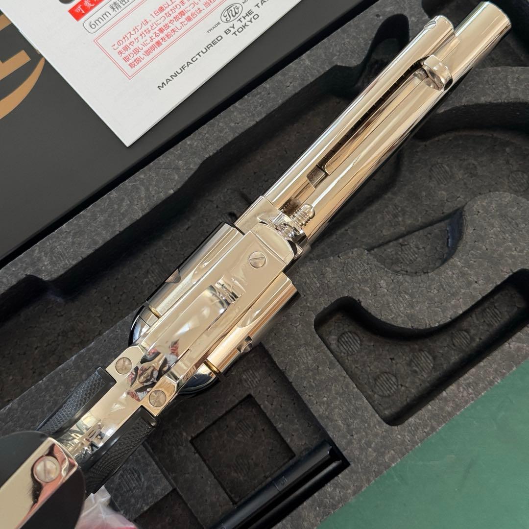 タナカワークス コルト SAA ペガサスII ニッケル 5.5インチ