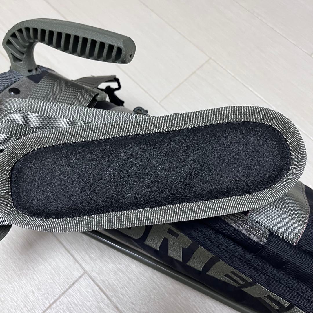 【超美品】BRIEFING GOLFセルフスタンドキャリー黒カーキ
