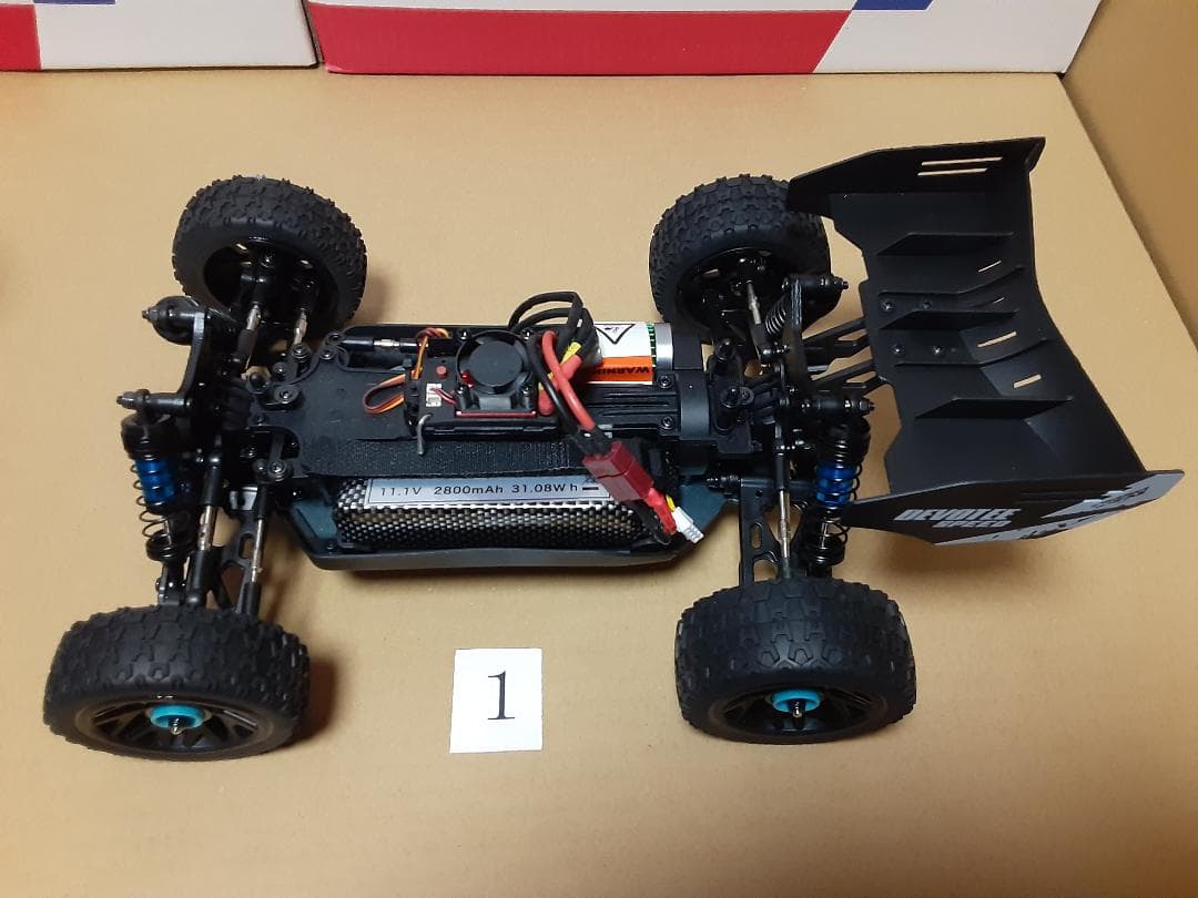 【ジャンク新品】XDKJ-001 BLUE 95km/h 3S 2800mAh①