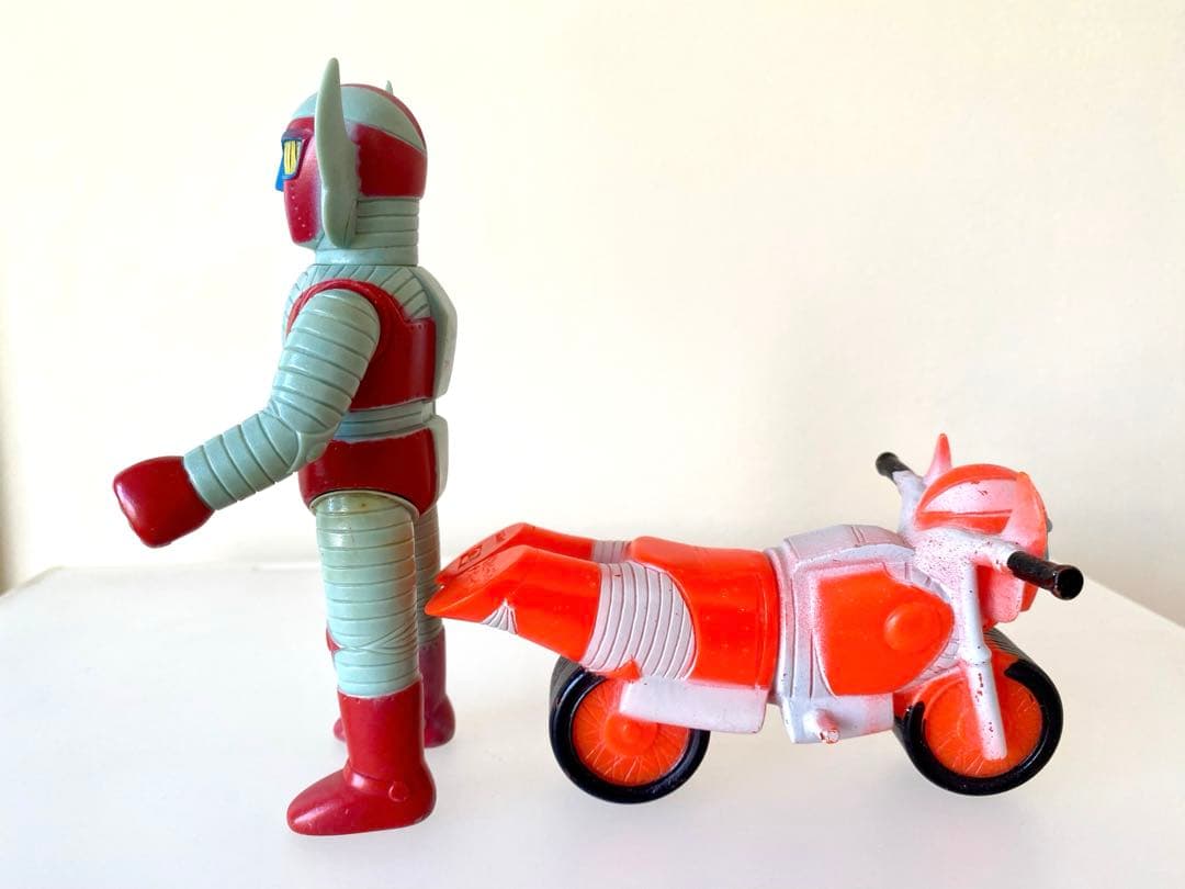 ブルマァク　電人ザボーガー　マシーンザボーガー　当時物ソフビ