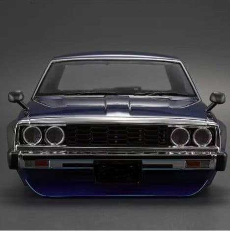 NISSAN SKYLINE ジャパン 1/10 RCカー ボディー ブルー