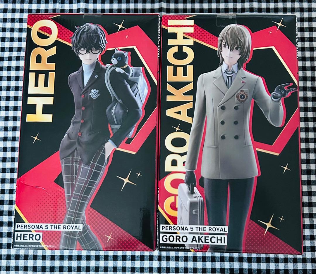 ペルソナ5 ザ・ロイヤル 一番くじ A賞 主人公 B賞 明智吾郎 フィギュア