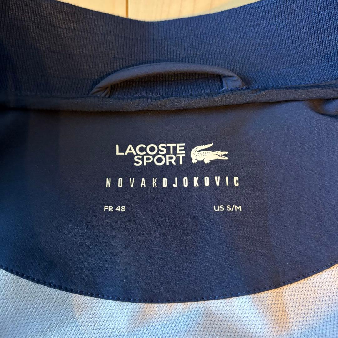 【希少・未使用】LACOSTE ジョコビッチモデル ピンストライプ ブルゾン