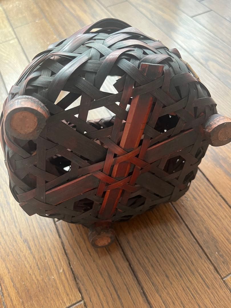 竹虎　花入　花籠　茶道具　茶道用具