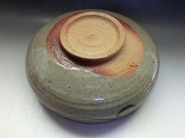 鉢■絵唐津 深鉢【帆柱窯 中嶋紀文】漆器蓋 片口水指 菓子器 菓子鉢 時代物■