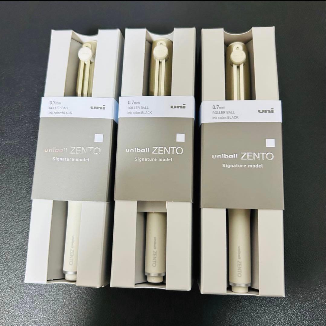 【未使用】ユニ ゼント シグニチャーモデル 3本セット｜シャンパンゴールド