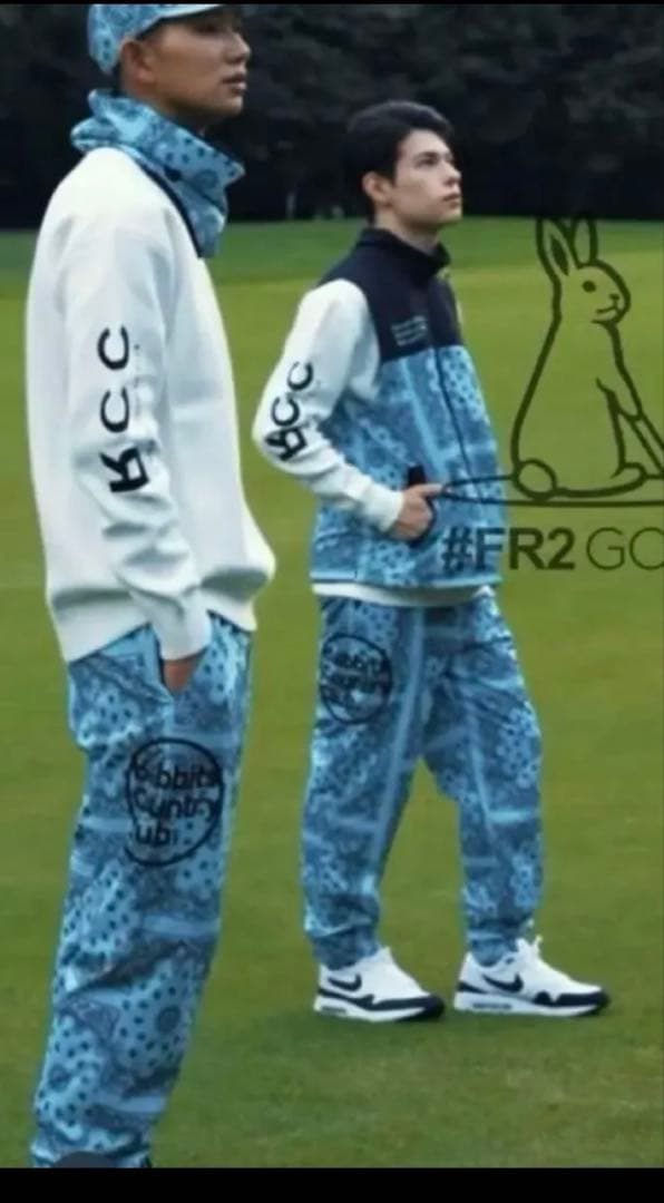 エフアールツーゴルフ　沖縄限定ペーズリーパディッドパンツ　XL